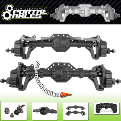 Associated Element Enduro Portal Axles Conversion Kit 40128 includes front rear