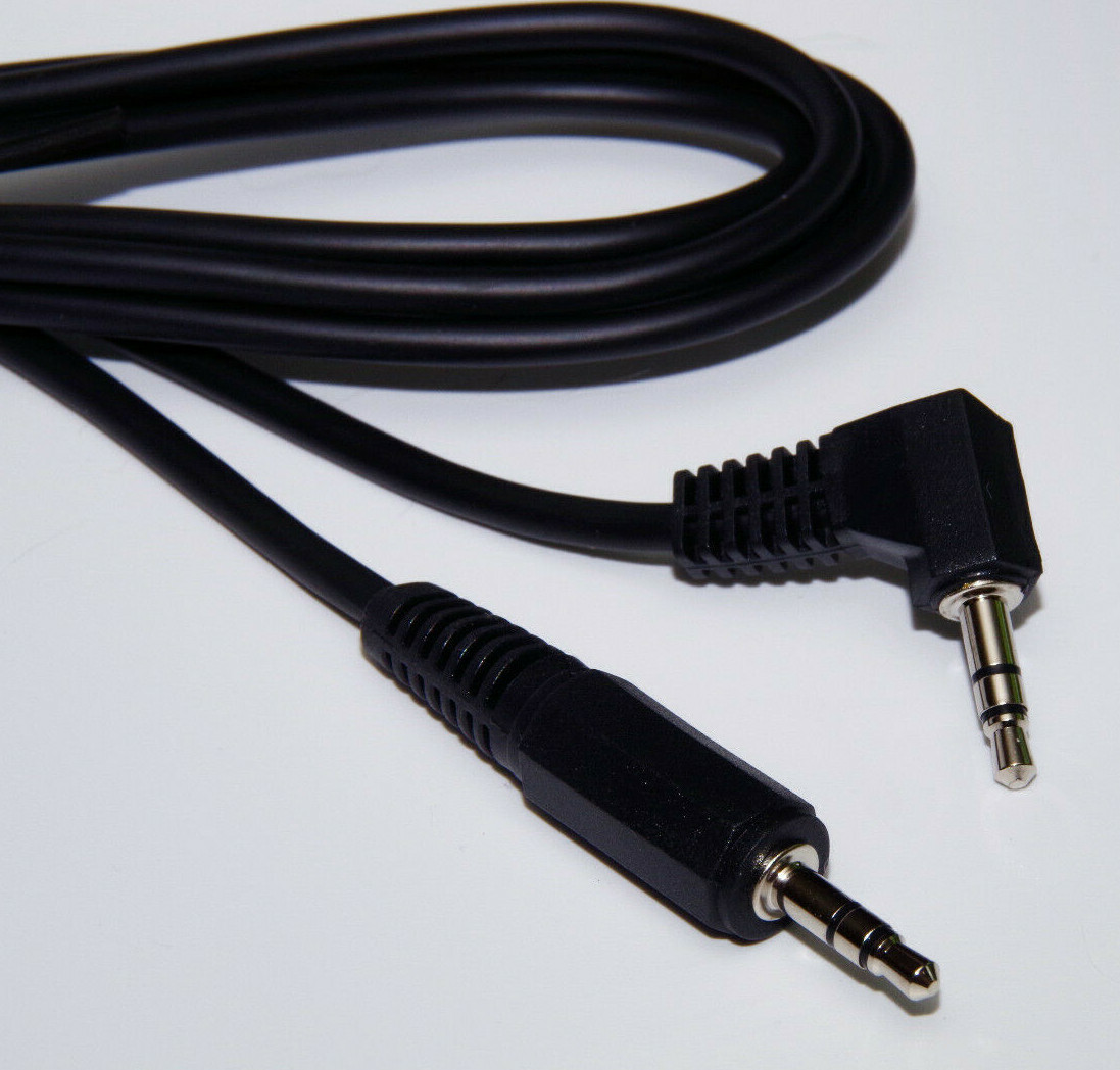 Right Angle 90 Degree Stereo 3.5mm Jack Plug to Straight Jack Plug Cable 2m