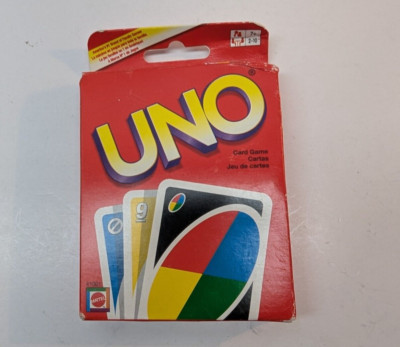 Vintage 1998 Mattel The Original Uno Card Game