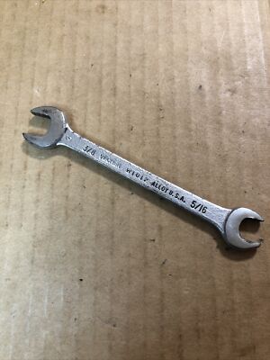 Vtg Vlchek W1012 5/16'' x 3/8'' Open End Wrench   Made In USA   !