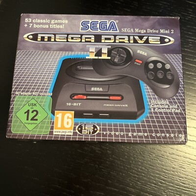 Sega Mega Drive Mini 2 / Sega Mega Drive 2 Mini - Spielkonsole - NEU