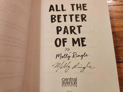 Molly Ringle SIGNED All The Better Part of Me 2019 First Edition Soft Cover COA