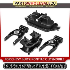 4x Engine & Automatic Transmission & Torque Strut Mount for Buick Chevy Olds AWD