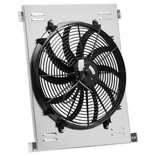 Electric Fan+Aluminum Shroud Fit 1931-1933 Ford MODEL A Hot Rod Chevy V8 Engine.