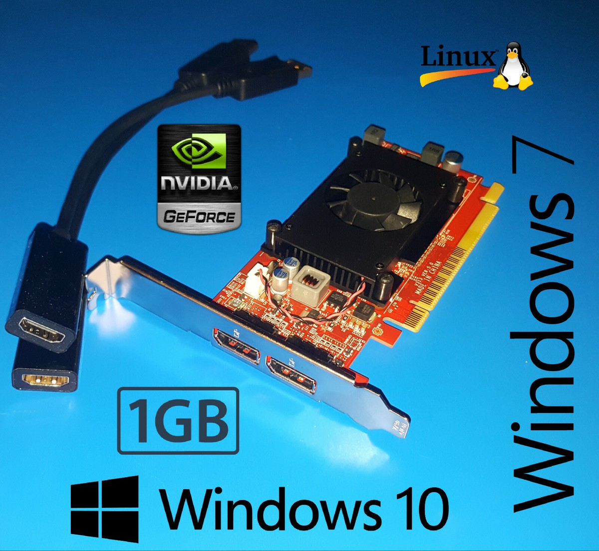 WINDOWS 11 Dell XPS 8700 8900 8910 8920 9000 1GB GeForce Video