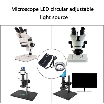 LED Rings Light for Microscopes 60 LEDs White Illumination Scientific Research
