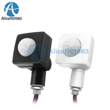 Human Body PIR Infrared Motion Sensor Detector Switch AC85V-265V 10/12mm Opening