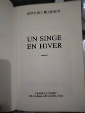 Livre Un Singe En Hiver