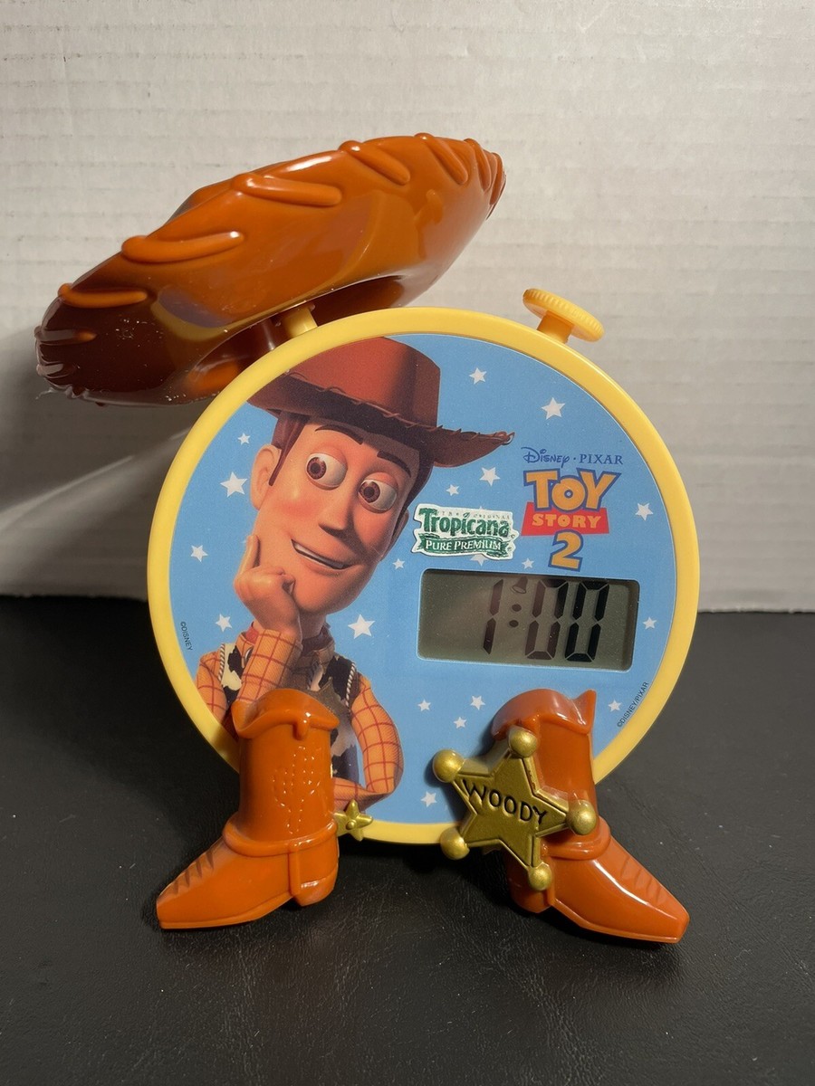 Toy Story 2 Woody Breakfast Time Alarm Clock Tropicana Mail-in