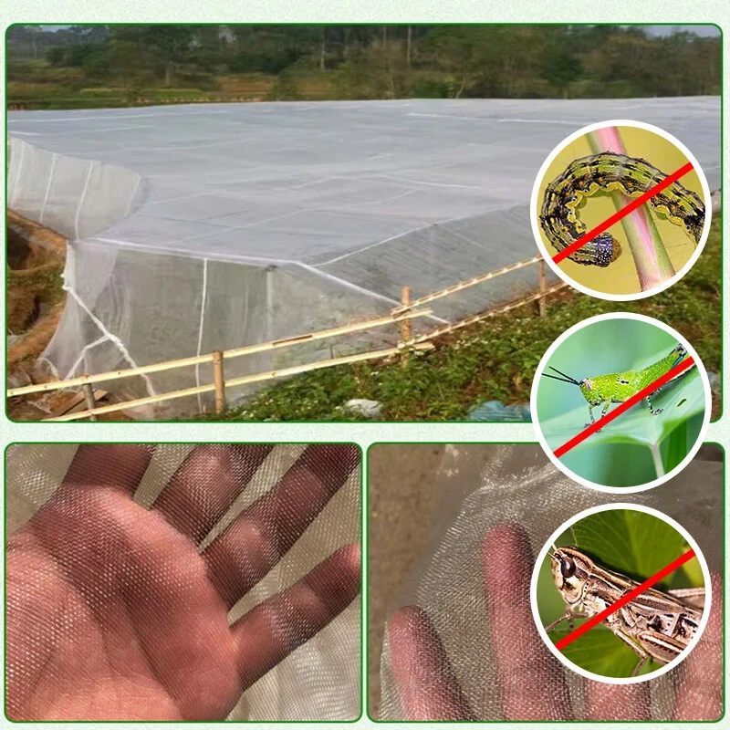 33~150ft Mosquito Garden Bug Insect Netting Barrier Bird Net Plant Protect Mesh - Image 4 of 4