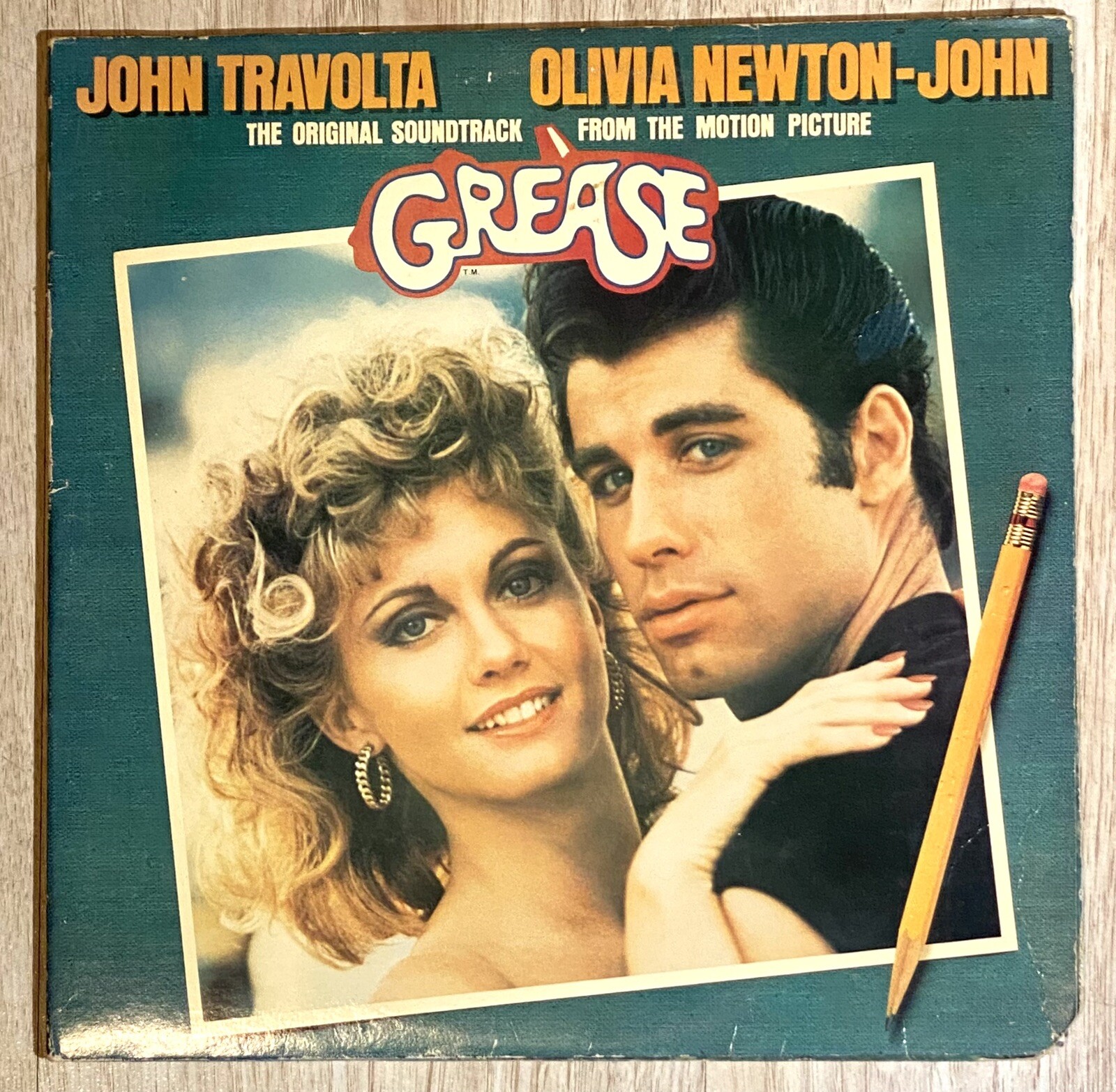 1978 GREASE OST Original Soundtrack 2LP Vinyl Records RSO VG+ Condition-image