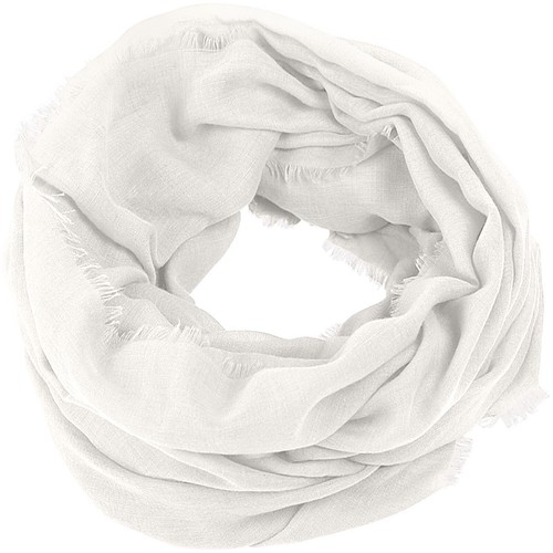 CJ Apparel Off White Mobius Infinity Scarf Seconds Snood Tube Shawl Face Cover - Picture 3 of 9