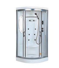 Shower cubicle shower luxury shower cubicle wellness shower comfort shower 120 x 120 cm