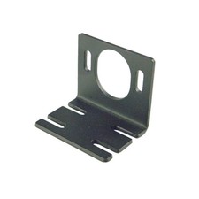 U-Shape Motor Mounting Bracket, Fixed Seat Holder, Fits CH-3420, Steel, Black