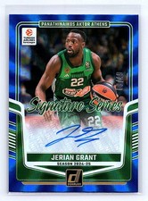 Jerian Grant 2024-25 Donruss EuroLeague #SS-GRT Auto Blue Laser Holo #/49