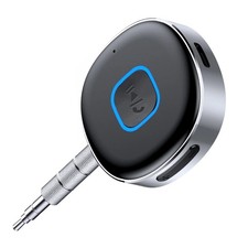 KT1 Bluetooth Car Adapter, Bluetooth Aux Adapter for Car, 16H Battery Life, Dual