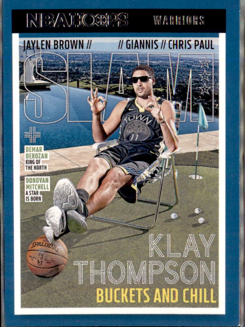 2021-22 Hoops #SLAM 215 Klay Thompson Slam Holo