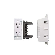 Legrand SC085-S3 Self Contained Receptacle Duplex 15A 125V White