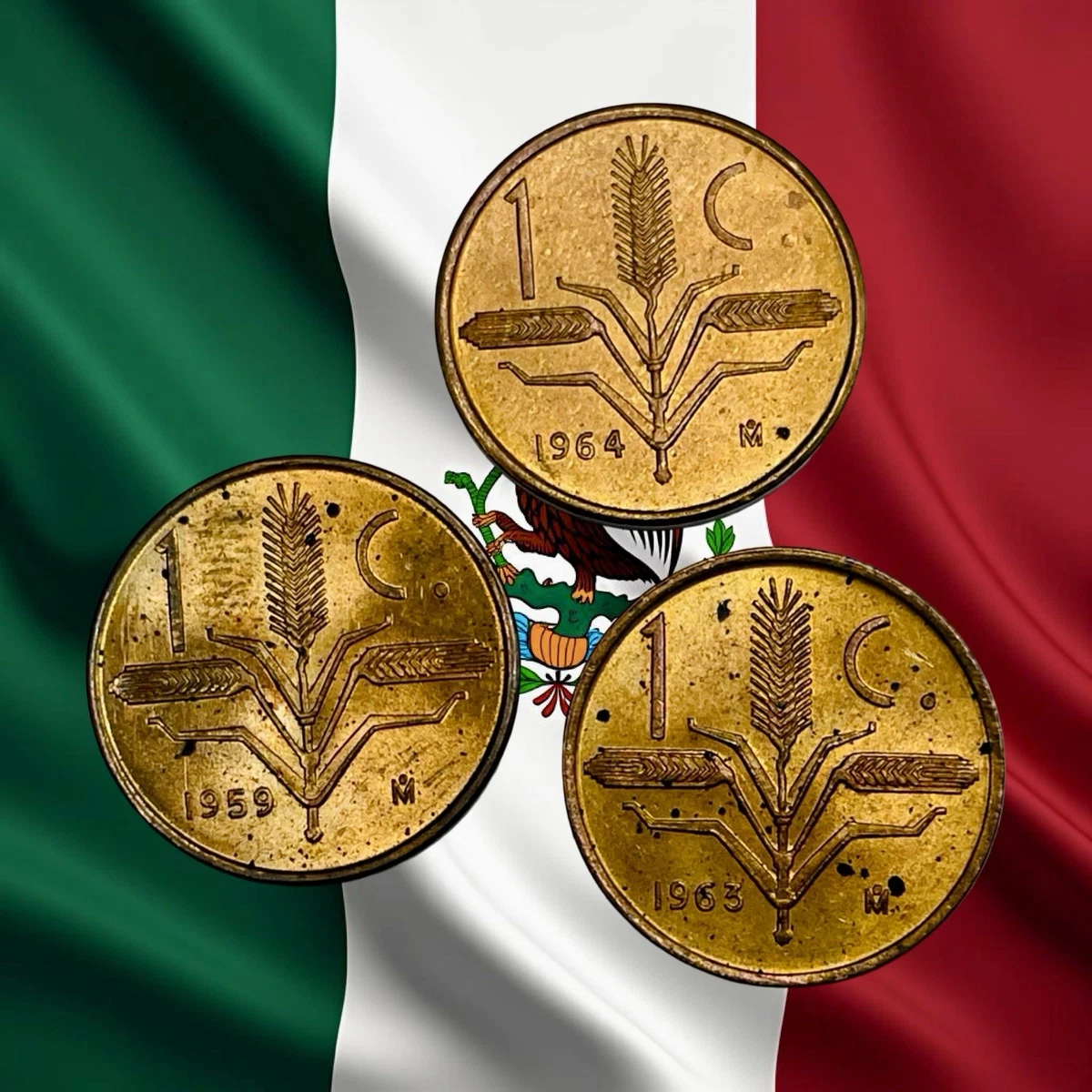 ペルー　1CENTAVO　1センタボ　1ケンタボ 1958 Mexico 1 Centavo Unc. | eBay