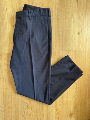 Dior Herren Wolle Tailored Hose 46C Made in Italy Navy Blau Top Zustand
