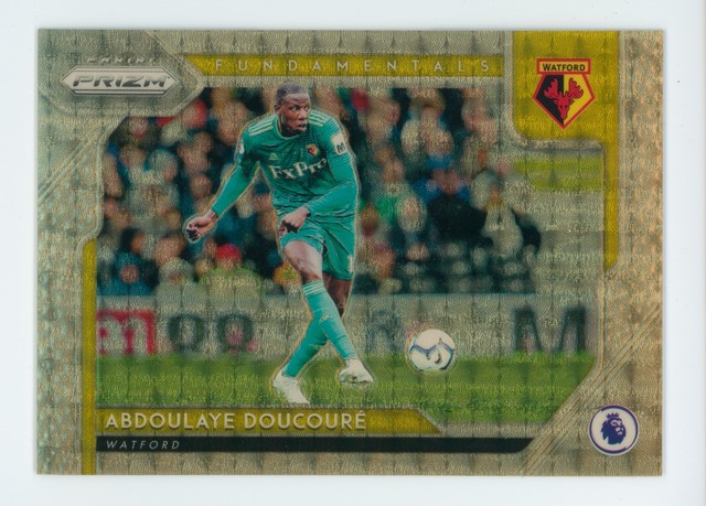 2019-20 Abdoulaye Doucoure Panini Prizm Gold Power Watford Soccer Card 2/5