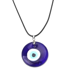 Evil Eye Necklace For Women, Blue Turkish Eye Jewelry, Greek Mati, Hamsa, Nazar,