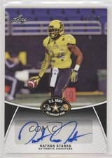 2014 Leaf US Army All-American Bowl Black /10 Nathan Starks #BA-NS1 Auto 3c7
