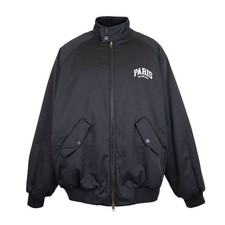 Balenciaga Black Paris Logo Jacket 774066TBP01 1000 145441944