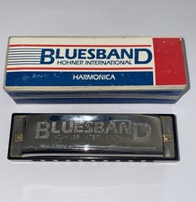 Vintage Hohner 1501 Blues Band Harmonica Key of C With Box