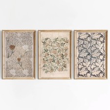 Botanical Floral Canvas Wall Art