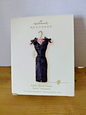 Hallmark little black dress Barbie 2007 ornament Xmas