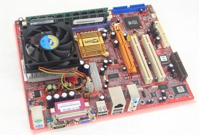 PC Chips M863G V5.1A Motherboard with Sempron 2400+ 256MB DDR SDRAM