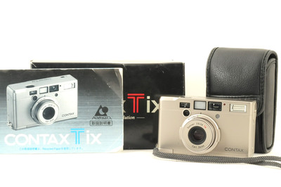 [MINT] Contax Tix Carl Zeiss 28mm F/2.8 Point ＆ Shoot APS Film Camera From JAPAN
