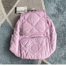 Kipling City Pack S Small Pink Quilted Nylon ...