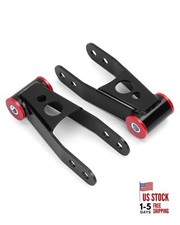 2" Rear Drop Shackles for 1999-2019 Silverado 1500 Sierra 1500, 1"-2"