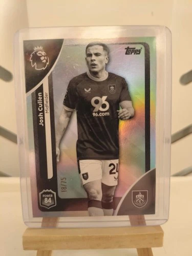 Topps Premier League 2025/2026 Josh Cullen Burnley Refractor Numbered 18/75