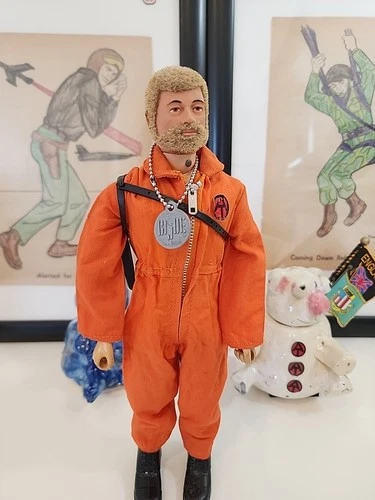 VINTAGE GIJOE AIR ADVENTURER 1970S HASBRO ORIGINAL NO CRACKS !!