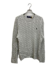 POLO RALPH LAUREN          Cotton Cable Knit gray