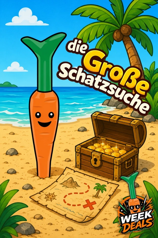 Die Große Schatzsuche - Individuell bedruckte Minifiguren & Teile🥕