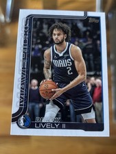 Dereck Lively II 2025 Topps Flagship Basketball #172 Dallas Mavericks