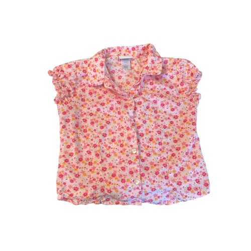 Vintage OshKosh B'gosh Mädchen Blumenmuster Top & rosa Hose Set Größe 6 Sommer Y2K - Bild 9 von 11