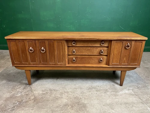 Beautility Furniture Retro Vintage Mid Century Teak Sideboard