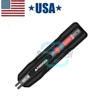 Cordless Electric Screwdriver USB Rechargeable Screwdriver Bit Power Tool US