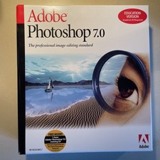Adobe Photoshop 7.0 Mac OSX Mac OS 9.1 or 9.2 Education Version, Never Used