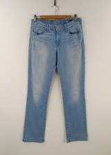 Levi’s Women’s Demi Curve Jeans W30 Light Blue Denim Mid Rise Straight Leg
