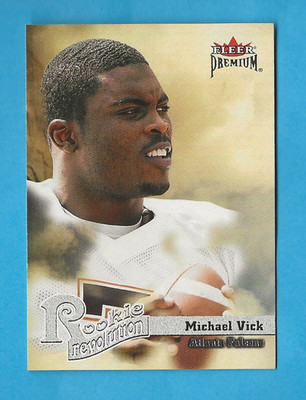 2001 Fleer Premium Rookie Revolution #7 Michael Vick Atlanta Falcons V Tech