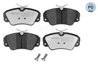 Meyle Bremsbelagsatz, Scheibenbremse MEYLE-PD: Advanced Perform 025 213 6819/PD