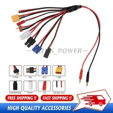 RC Lipo Battery Charger Adapter Connector Splitter Cable 8 In 1 Octopus Convert