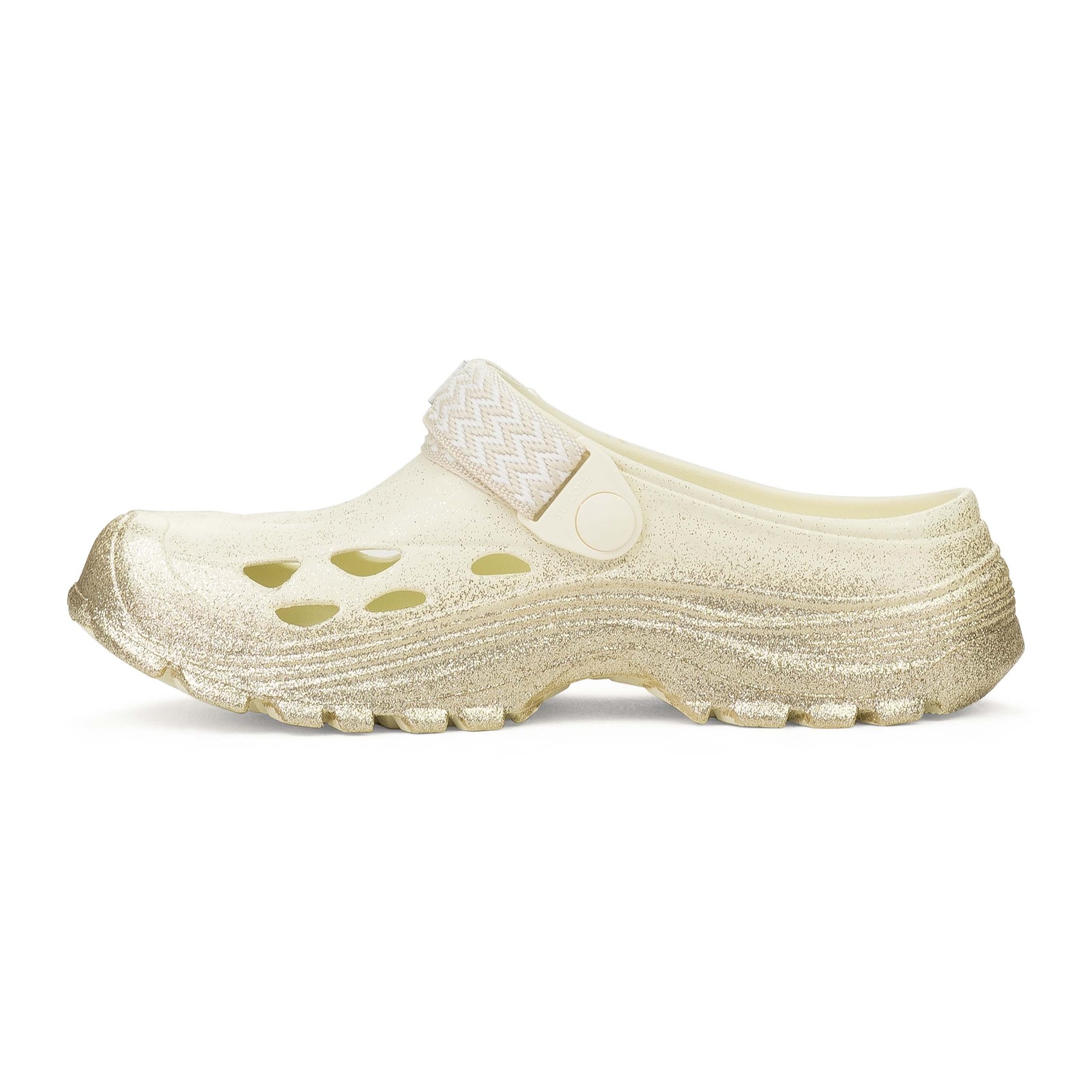 PANTOFOLA D’ORO MOCASSINI NUOVI CON SCATOLA LANVIN ORO BEIGE X SUICOKE MOK CORDOLO DIAPOSITIVE TAGLIA 38 $450