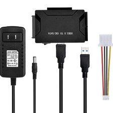 USB 3.0 to IDE  SATA Converter External Hard Drive Adapter Kit 2.5"/3.5" Cable